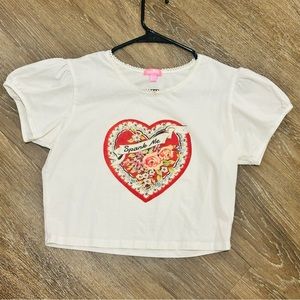 Sugar thrillz - New crop top – baby doll style – spank me - size L – Dolls Kill